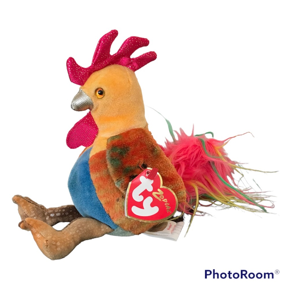Zodiac Rooster TY Beanie Baby 2000 | Retired